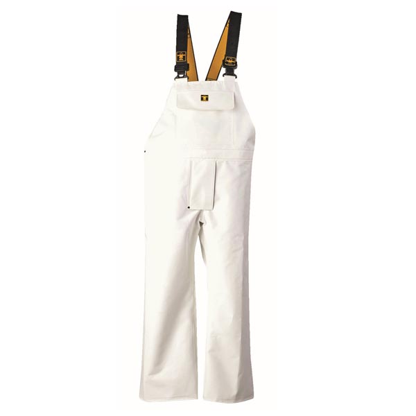Guy Cotten Heavy Duty Bib & Braces Colour- White